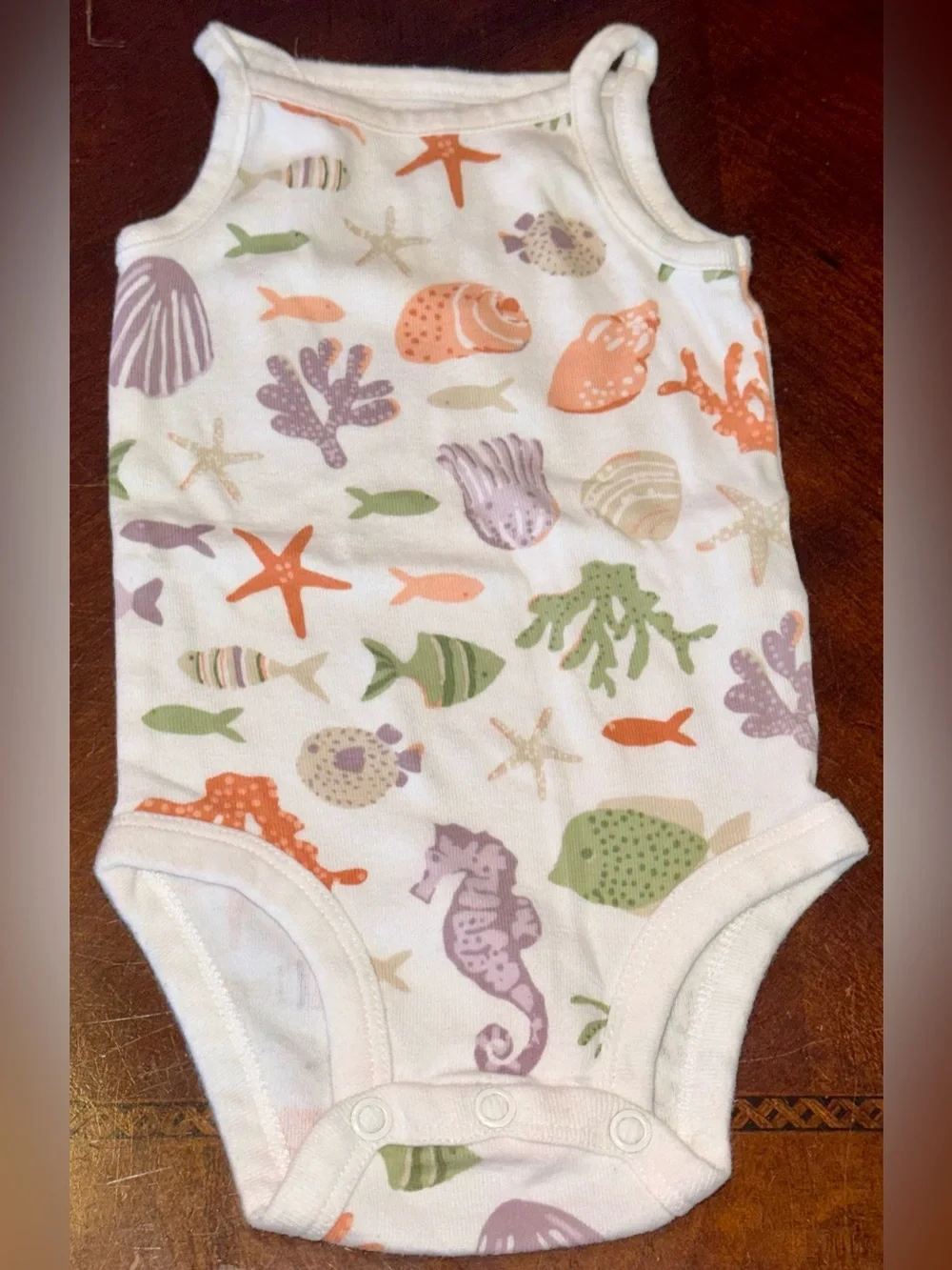 Little Planet Organic by Carter’s Ocean Print Bodysuit | 3 Months | EUC